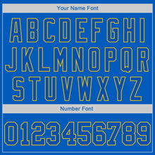 Load image into Gallery viewer, Custom 3D Pattern Design Ukrainian Flag And Coat Of Arms Of Ukraine Authentic Baseball Jersey