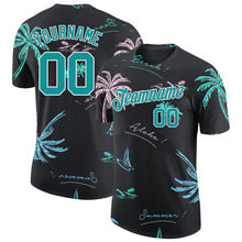 Load image into Gallery viewer, Custom 3D Pattern Design Hawaii Palm Trees Performance T-Shirt