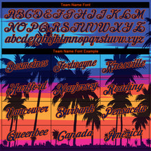 Load image into Gallery viewer, Custom 3D Pattern Design Hawaii Palm Trees Performance T-Shirt