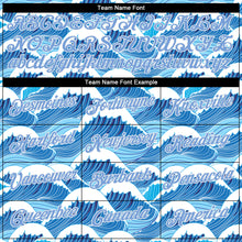 Load image into Gallery viewer, Custom 3D Pattern Design Waves Performance T-Shirt