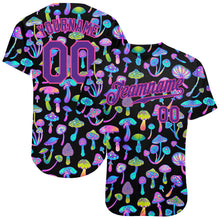 Load image into Gallery viewer, Custom 3D Pattern Design Magic Mushrooms Psychedelic Hallucination Authentic Baseball Jersey