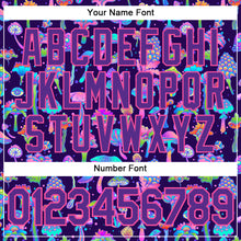 Load image into Gallery viewer, Custom 3D Pattern Design Colorful Flowers And Mushrooms Psychedelic Hallucination Authentic Baseball Jersey