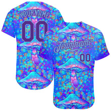 Load image into Gallery viewer, Custom 3D Pattern Design Magic Mushrooms Psychedelic Hallucination Authentic Baseball Jersey