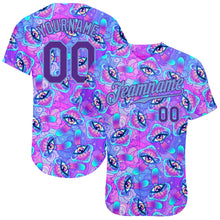 Load image into Gallery viewer, Custom 3D Pattern Design Magic Mushrooms Psychedelic Hallucination Authentic Baseball Jersey