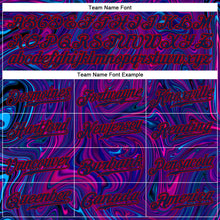 Load image into Gallery viewer, Custom 3D Pattern Design Abstract Interweaving Curved Fluid Art Authentic Baseball Jersey