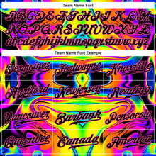 Load image into Gallery viewer, Custom 3D Pattern Design Abstract Iridescent Psychedelic Swirl Fluid Art Authentic Baseball Jersey