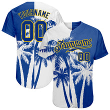 Load image into Gallery viewer, Custom 3D Pattern Design Hawaii Coconut Trees Authentic Baseball Jersey