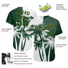 Load image into Gallery viewer, Custom 3D Pattern Design Hawaii Coconut Trees Authentic Baseball Jersey