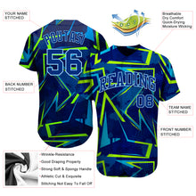 Load image into Gallery viewer, Custom 3D Pattern Design Music Festival Authentic Baseball Jersey
