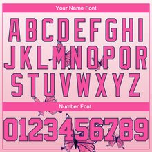 Load image into Gallery viewer, Custom 3D Pink Ribbon Breast Cancer Awareness Month With Butterflies Women Health Care Support Authentic Baseball Jersey