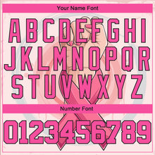 Load image into Gallery viewer, Custom 3D Breast Cancer Awareness Month With Woman Hand And Pink Ribbon Women Health Care Support Authentic Baseball Jersey