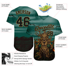 Load image into Gallery viewer, Custom 3D Pattern Halloween Trick Treat Horror Night Authentic Baseball Jersey