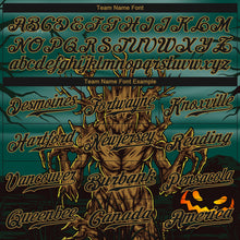 Load image into Gallery viewer, Custom 3D Pattern Halloween Trick Treat Horror Night Authentic Baseball Jersey