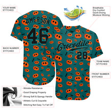 Load image into Gallery viewer, Custom 3D Pattern Halloween Pumpkins Authentic Baseball Jersey
