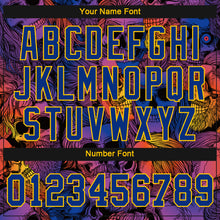 Load image into Gallery viewer, Custom 3D Pattern Halloween Skulls Authentic Baseball Jersey