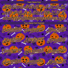 Load image into Gallery viewer, Custom 3D Pattern Halloween Pumpkins Authentic Baseball Jersey