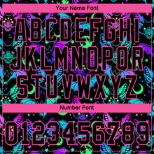 Load image into Gallery viewer, Custom 3D Pattern Bright Multicolored Halloween Bats Authentic Baseball Jersey