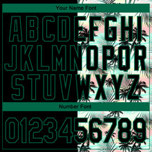 Load image into Gallery viewer, Custom Stitched Black Black-Kelly Green 3D Pattern Design Tropical Palm Leaves Sports Pullover Sweatshirt Hoodie