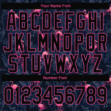 Load image into Gallery viewer, Custom Stitched Black Black-Pink 3D Pattern Design Flamingo Sports Pullover Sweatshirt Hoodie