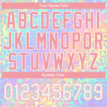 Load image into Gallery viewer, Custom Stitched Light Pink White 3D Pattern Design Leopard Sports Pullover Sweatshirt Hoodie