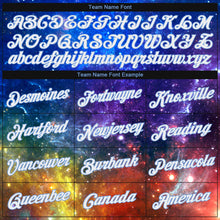 Load image into Gallery viewer, Custom Stitched Galactic White-Light Blue 3D Pattern Design Sports Pullover Sweatshirt Hoodie