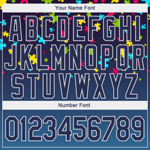 Load image into Gallery viewer, Custom Stitched Autism Awareness Puzzle Pieces Navy-White 3D Pattern Design Sports Pullover Sweatshirt Hoodie