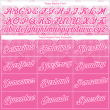 Load image into Gallery viewer, Custom Stitched White Pink 3D Pattern Design Sports Pullover Sweatshirt Hoodie