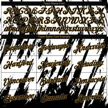 Load image into Gallery viewer, Custom Stitched White Black-Old Gold 3D Pattern Design Sports Pullover Sweatshirt Hoodie