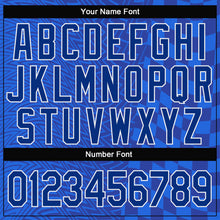 Load image into Gallery viewer, Custom Stitched Royal Royal-White 3D Pattern Design Sports Pullover Sweatshirt Hoodie