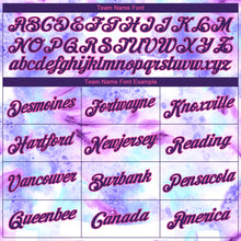 Load image into Gallery viewer, Custom Stitched Tie Dye Purple-Pink 3D Pattern Design Sports Pullover Sweatshirt Hoodie