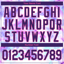 Load image into Gallery viewer, Custom Stitched Tie Dye Purple-Pink 3D Pattern Design Sports Pullover Sweatshirt Hoodie