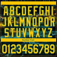 Load image into Gallery viewer, Custom Stitched Black Gold-Kelly Green 3D Pattern Design Math Sports Pullover Sweatshirt Hoodie