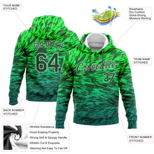 Load image into Gallery viewer, Custom Stitched Kelly Green Green-White 3D Pattern Design Gradient Abstract Sports Pullover Sweatshirt Hoodie