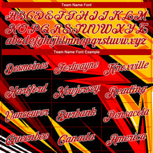 Load image into Gallery viewer, Custom Stitched Gold Black Orange-White 3D Pattern Design Sports Pullover Sweatshirt Hoodie