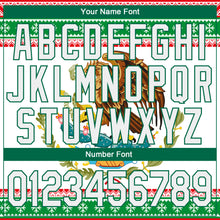 Load image into Gallery viewer, Custom Stitched Kelly Green White-Red 3D Mexican Flag Sports Pullover Sweatshirt Hoodie