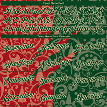 Load image into Gallery viewer, Custom Stitched Green Red-Cream 3D Christmas Sports Pullover Sweatshirt Hoodie