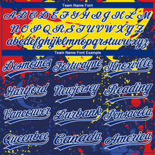 Load image into Gallery viewer, Custom Figure Royal-Gold 3D Pattern Design Authentic Baseball Jersey