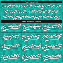 Load image into Gallery viewer, Custom Kelly Green White-Black 3D Pattern Design Authentic Baseball Jersey