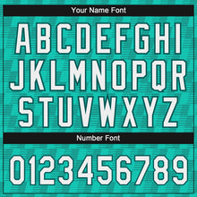 Load image into Gallery viewer, Custom Kelly Green White-Black 3D Pattern Design Authentic Baseball Jersey