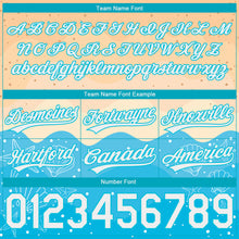 Load image into Gallery viewer, Custom Cream White-Lakes Blue 3D Pattern Beach Authentic Basketball Shorts