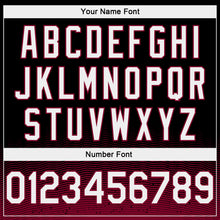 Load image into Gallery viewer, Custom Black White-Maroon Fade Fashion Authentic City Edition Basketball Jersey