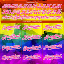 Load image into Gallery viewer, Custom Rainbow For Pride Month Love Is Love LGBT 3D Authentic Baseball Jersey