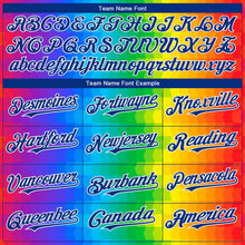 Load image into Gallery viewer, Custom Rainbow For Pride Month Love Is Love LGBT 3D Authentic Baseball Jersey