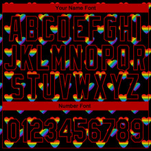 Load image into Gallery viewer, Custom Rainbow For Pride Month Love Is Love LGBT 3D Authentic Baseball Jersey