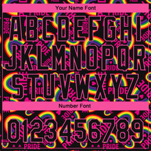 Load image into Gallery viewer, Custom Rainbow For Pride Month Love Is Love LGBT 3D Authentic Baseball Jersey