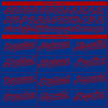 Load image into Gallery viewer, Custom Royal Red 3D Chicago City Edition Fade Fashion Authentic Baseball Jersey