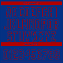 Load image into Gallery viewer, Custom Royal Red 3D Chicago City Edition Fade Fashion Authentic Baseball Jersey