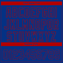 Load image into Gallery viewer, Custom Royal Red 3D Atlanta City Edition Fade Fashion Authentic Baseball Jersey