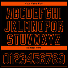 Load image into Gallery viewer, Custom Black Orange 3D Baltimore City Edition Fade Fashion Authentic Baseball Jersey
