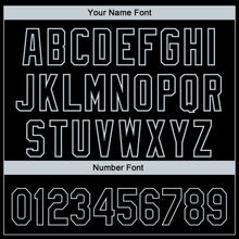 Load image into Gallery viewer, Custom Black Silver 3D Oakland City Edition Fade Fashion Authentic Baseball Jersey